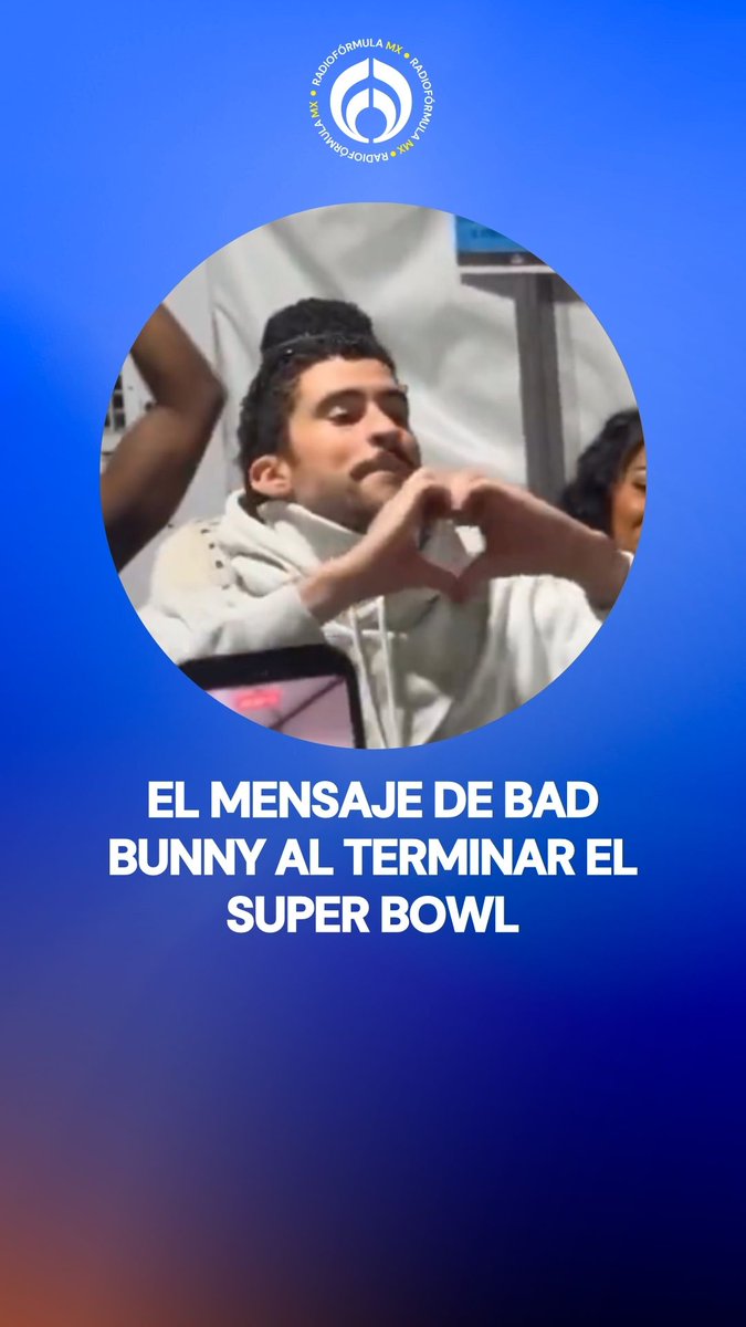 🇵🇷🇺🇸 | "¡Esto es por nuestras familias!": Bad Bunny agradeció a su equipo con un emotivo mensaje después del show de medio tiempo que dio en el #SuperBowlLX.