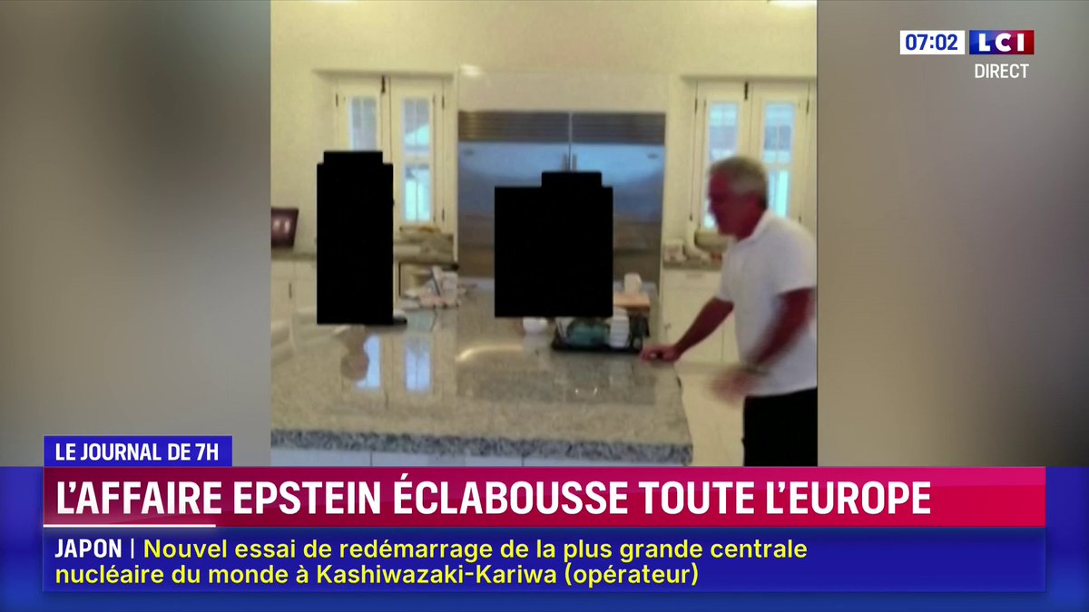 🔴 La capitale Paris est mentionnée dans 17 503 mails : l'affaire Epstein éclabousse toute l'Europe 📺 Pierre-Olivier Dentan &amp; fx menage pour le journal de Laurène Barrière-Tallerie dans La Matinale LCI présentée par Solenn Riou