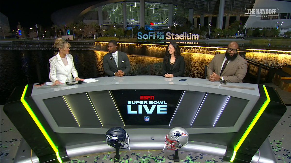 The countdown to ESPN’s first Super Bowl is officially on 🤩 Super Bowl Live features the same crew you know and love, on an even bigger stage 🔥