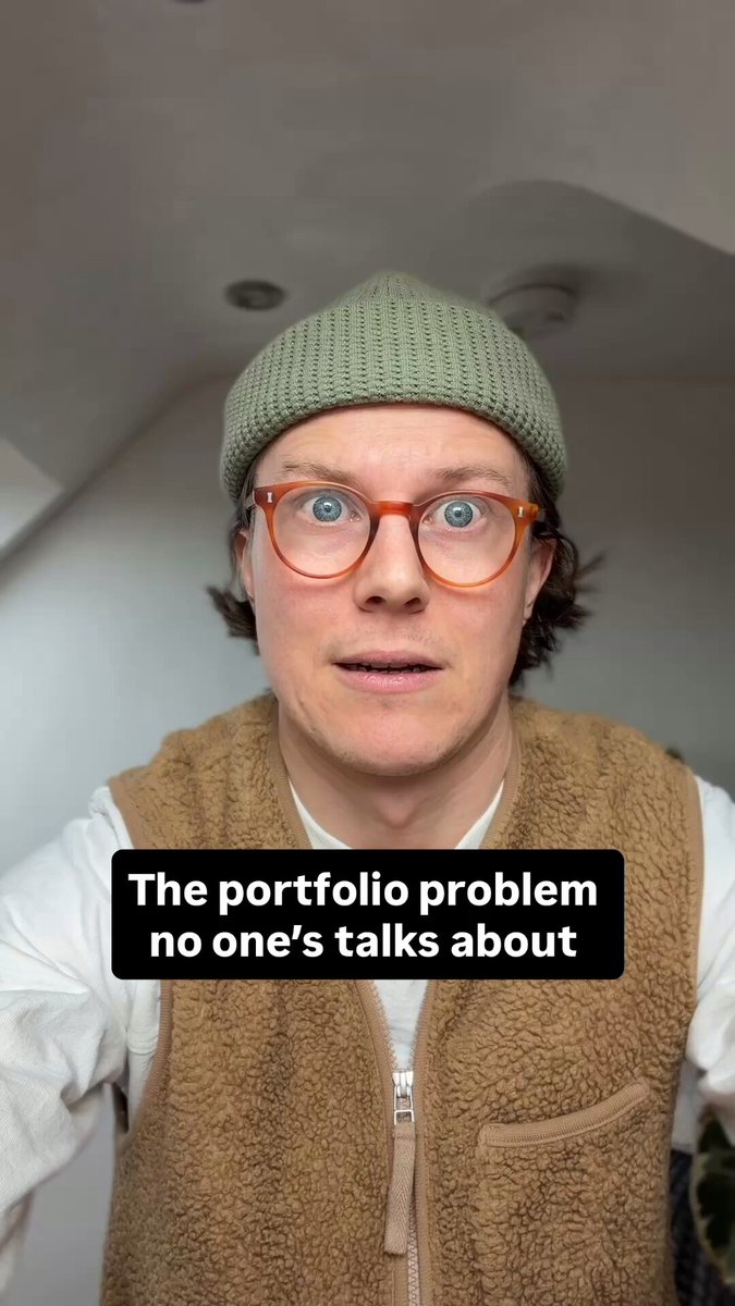 The portfolio problem no one talks about Portfolios have zero constraints. So most designers end up staring at a blank canvas full of self doubt. To escape blank canvas syndrome, I suggest starting with a Framer template. #framerpartner