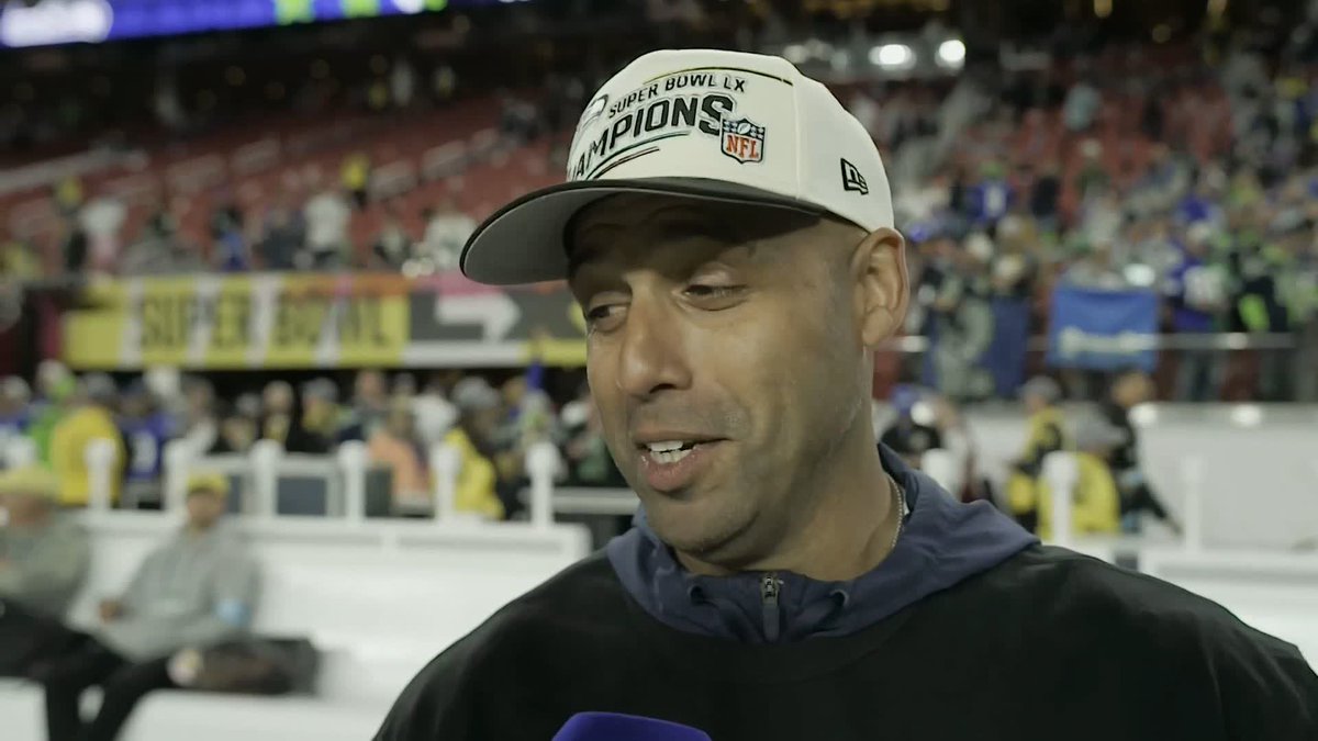"This is an unbelievable moment" London-born Aden Durde became the first overseas coach to win a Super Bowl after playing a huge role in masterminding Seattle Seahawks' 'darkside defence' 🏉