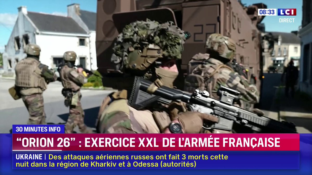 🔴 XXL - 12 500 militaires engagés, 5 navires, 140 avions et hélicoptères : nous avons suivi le lancement de l'opération française hors normes "Orion 26" 📺 Le journal de Laurène Barrière-Tallerie dans La Matinale LCI présentée par Solenn Riou