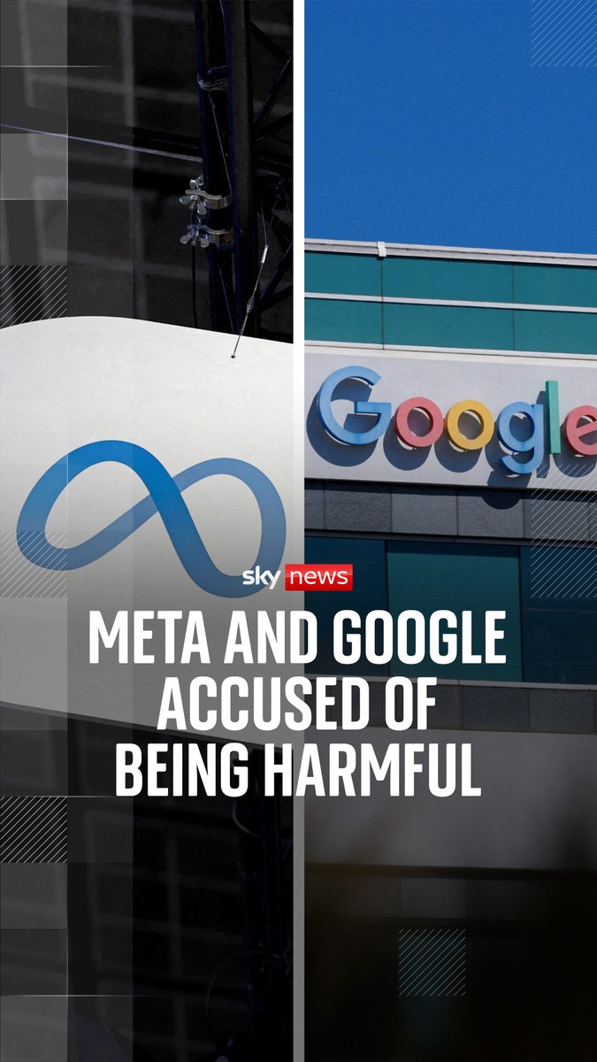 Meta, YouTube and TikTok have been accused of making products intentionally addictive and harmful to young people, as they prepare to face a landmark trial in the superior court in Los Angeles. Sky's Mickey Carroll reports. 🔗