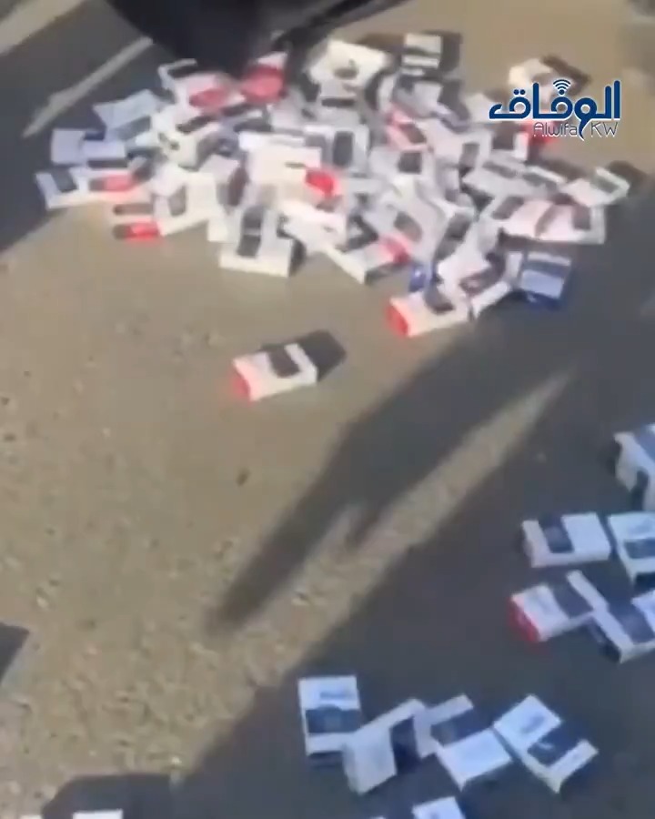 #جمارك_النويصيب: ضبط خمس عمليات تهريب سجائر.. 1.639 علبة مخبأة داخل مركبات