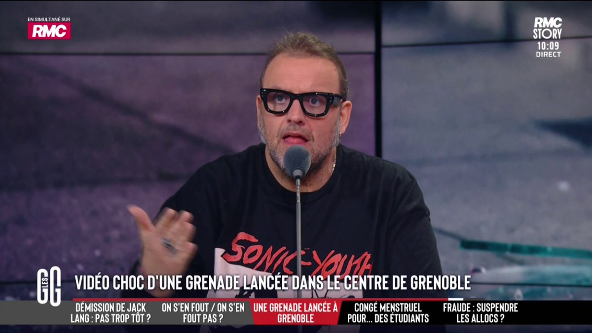 ❌ "Nous avons des soldats qui aiment la mort comme vous aimez la vie" : jet d'une grenade à Grenoble revendiqué par "Fenec 38". 🗣️ Bruno Poncet : "Ce sont des Français de souche, ils sont nés en France. Fenec, c'est juste une allusion à leur pays d'origine." #GGRMC