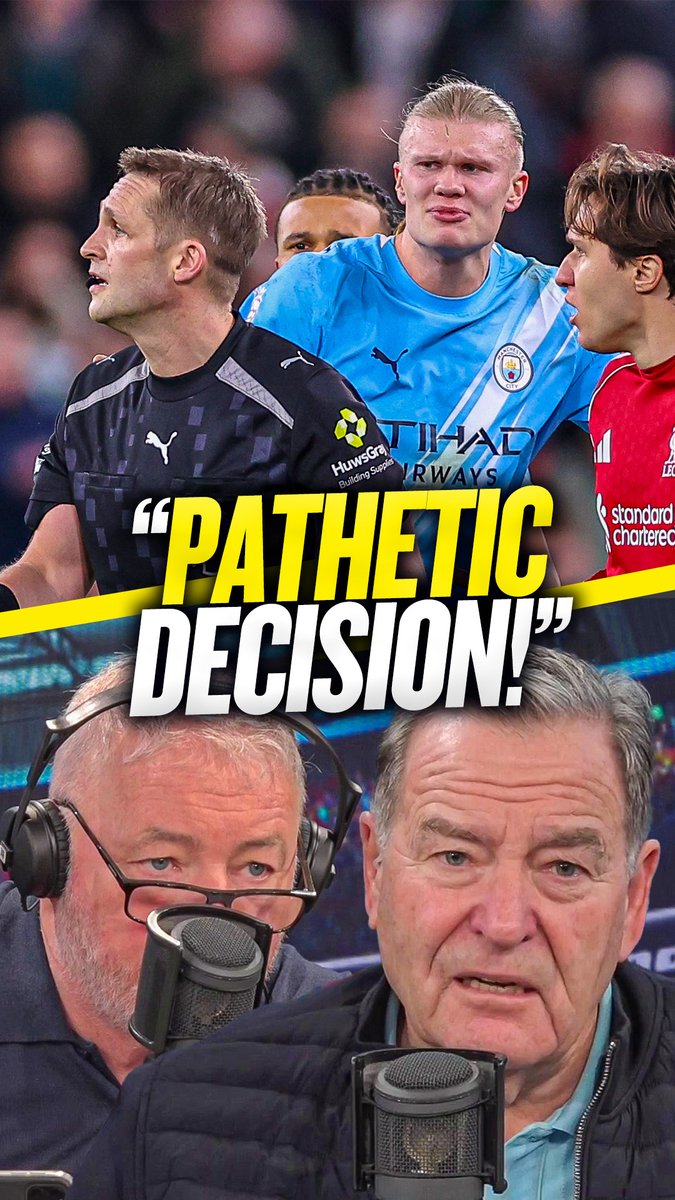 🤦‍♂️ "It was madness... it's insanity!" 😡 "It made a laughing stock of the game! Pathetic decision!" Stelling and McCoist hammer the decision to rule out #MCFC's third goal vs #LFC and send off Szoboszlai! 🔥