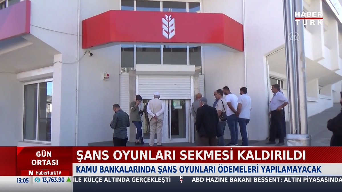 Şans oyunları sekmesi kaldırıldı Kamu bankalarında şans oyunları ödemesi yapılamayacak.