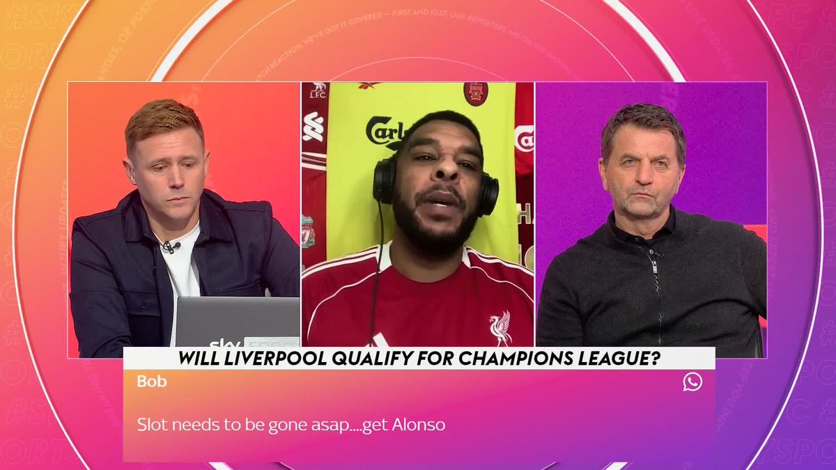 "NOW! Yesterday! Last Month!" Liverpool supporter Lewis calls for Arne Slot to be relieved of his duties as the club's head coach. Fanalysis #SkySportsFC