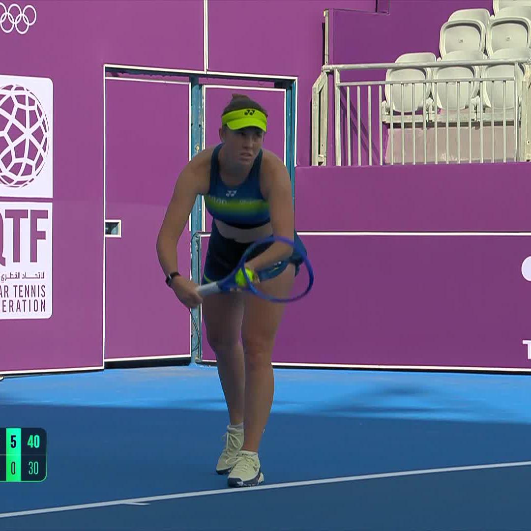 Strong start in Doha 💪 Linda Noskova defeats Joint in straight sets! #QatarTotalEnergiesOpen