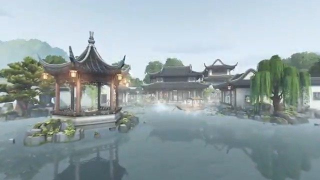 今度の居館はとーっても広いの! 風情ある伝統的な居館は 天気によって色々な 顔を見せてくれるの! さらに水辺は埋め立てて 家具を設置したり 囲碁で遊ぶこともできるの♪ 新UR居館ホール「林泉の館」は 2月12日にショップで販売開始! 皆で屋根上に座って 居館を楽しもう! #IdentityV #第五人格