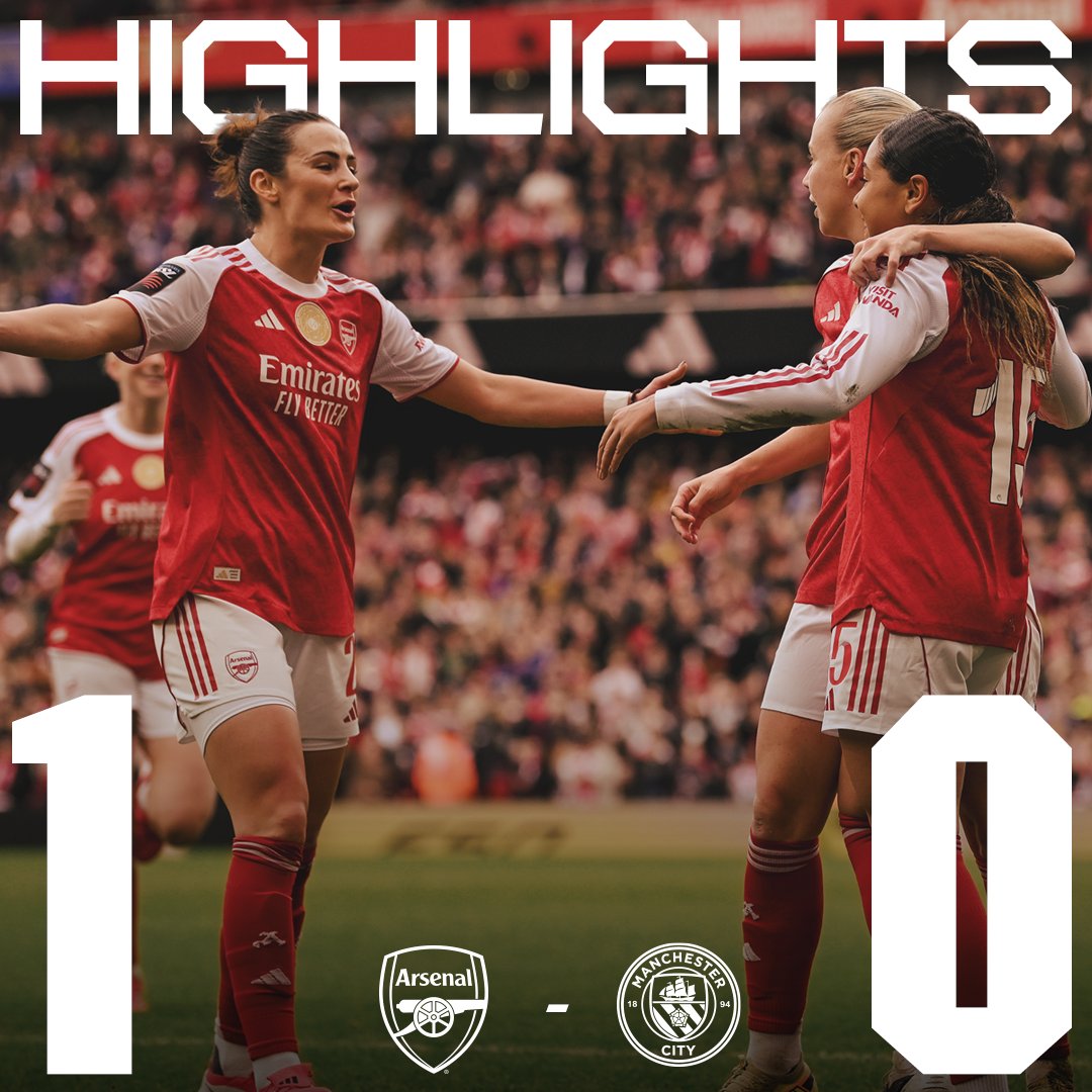 A dominant display ๐ Highlights from our victory over Manchester City are now available to enjoy, Gooners ๐ฟ
