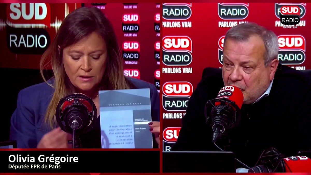 🍽️ Combattre la malbouffe à l'école 🗣️ Olivia Gregoire :"Je propose de rendre obligatoire l’éducation à l’alimentation de nos enfants, de la maternelle jusqu’à l’entrée au lycée" Suivez le direct sur et réagissez au 0 826 300 300