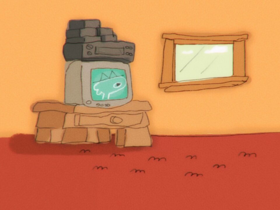 when u spot another dog on telly