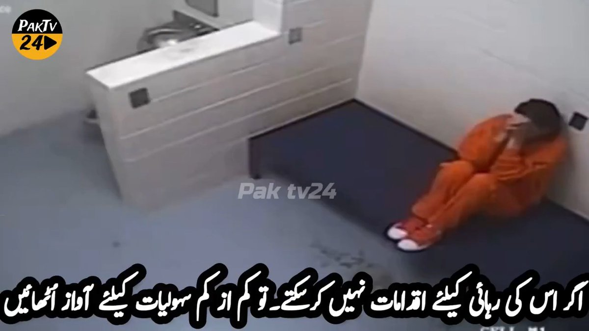 یہ ویڈیو عمران خان کی نہیں لیکن حالات ایک جیسے ہیں۔اس ویڈیو کو غور سے اور گہرائی سے دیکھیں اور محسوس کریں۔ وہ ایسے 700 سے زائد دن گزار چکا۔