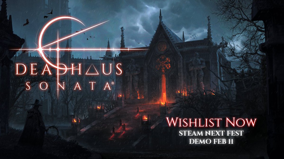 🩸 Deadhaus Sonata Demo Reveal The Harbingers rise. Watch the trailer now. #DeadhausSonata #SteamNextFest