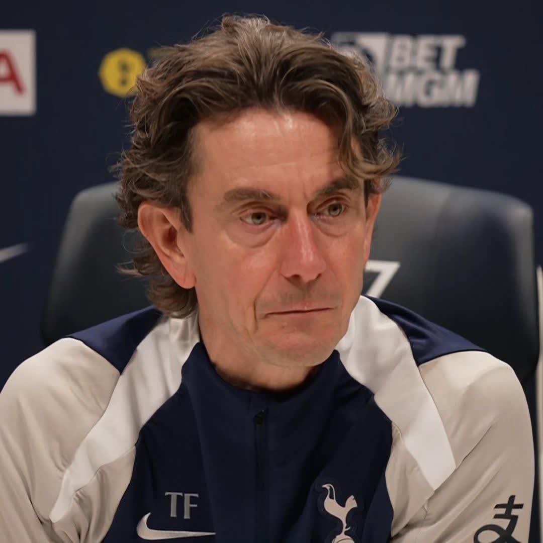 "Sometimes, things like that can happen" Thomas Frank is asked whether he considers Spurs captain Cristian Romero a leader or a liability.