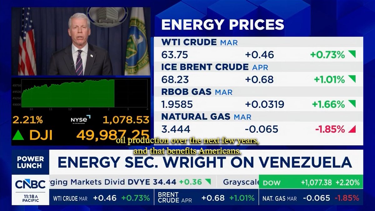 Through energy and commerce, President Trump has created the unique opportunity to transform Venezuela, the United States, and the Western Hemisphere as a whole. This is what true American leadership looks like.