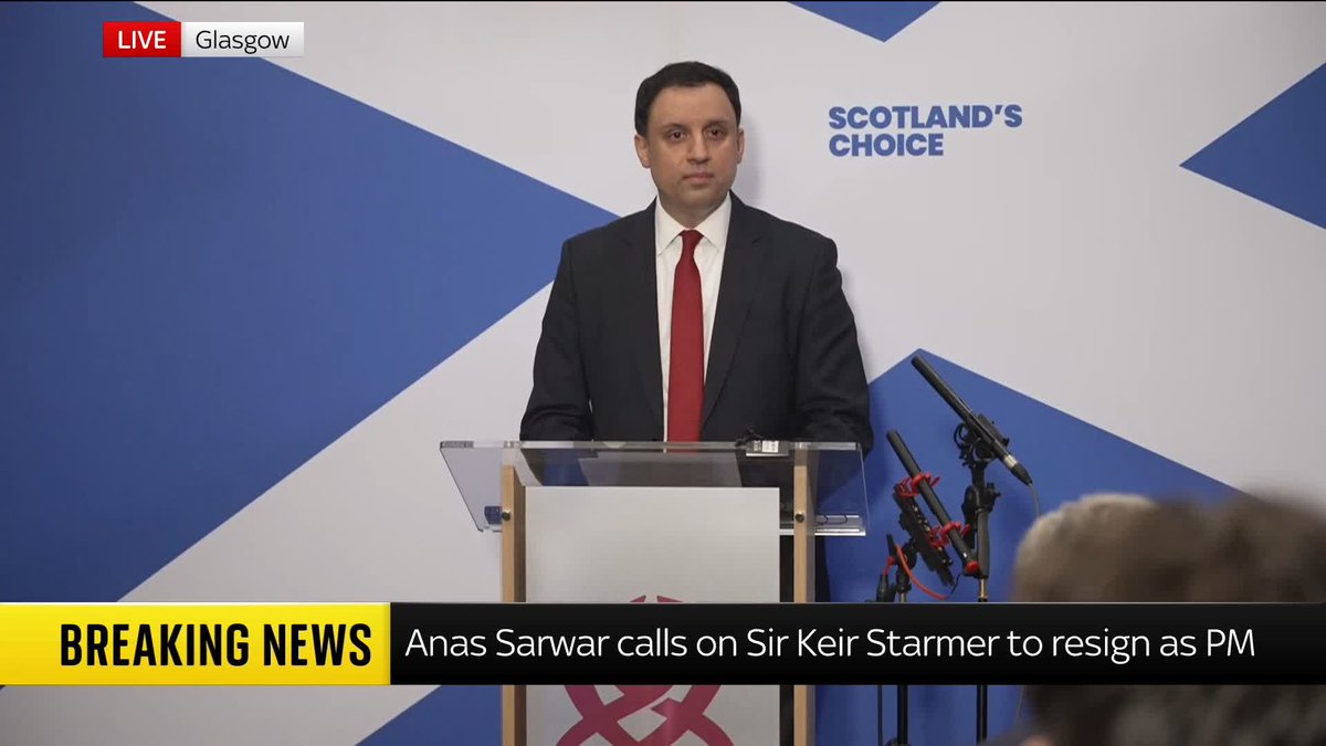 BREAKING: "There have been too many mistakes." Scottish Labour leader Anas Sarwar says no one knows the positive changes Labour have made, because they've been 'drowned out'. Read the latest on our live blog ➡️ 📺 Sky 501, Virgin 602, Freeview 233