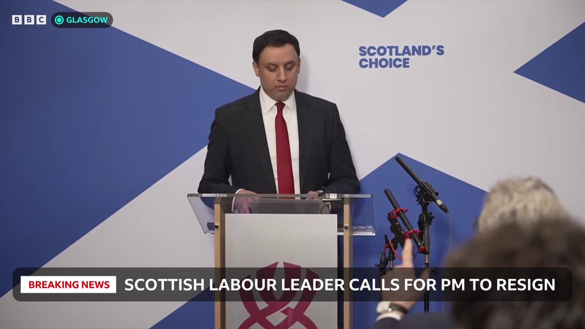 "I am not supporting or backing any alternative or any candidate... this is about what is right for Scotland" Anas Sarwar says it is for the UK cabinet and the UK Labour Party "to decide any process, any timeline, on what comes next" Follow live:
