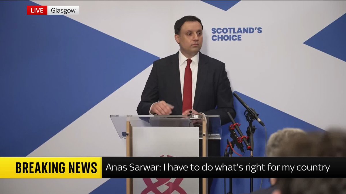 "Peter Mandelson is not someone or something I want to be associated with." Scottish Labour leader Anas Sarwar responds to a question from Sky's Connor Gillies about his ties to the former U.S. ambassador. Read the latest on our live blog ➡️