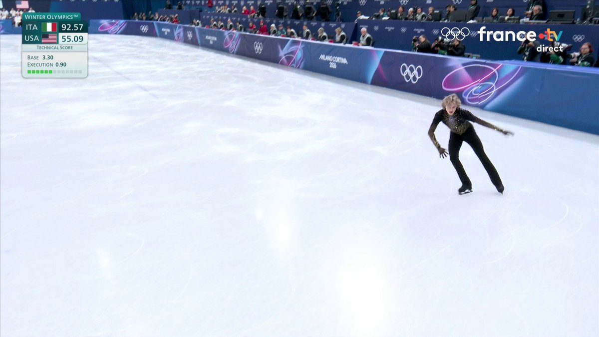 🚨🇺🇸 INSOLITE – Le patineur américain Ilia Malinin a réussi un salto arrière, une figure interdite pendant près de 50 ans et réautorisée en 2024 À 21 ans, il signe le premier backflip légal en compétition olympique depuis près d’un demi-siècle ⛸️