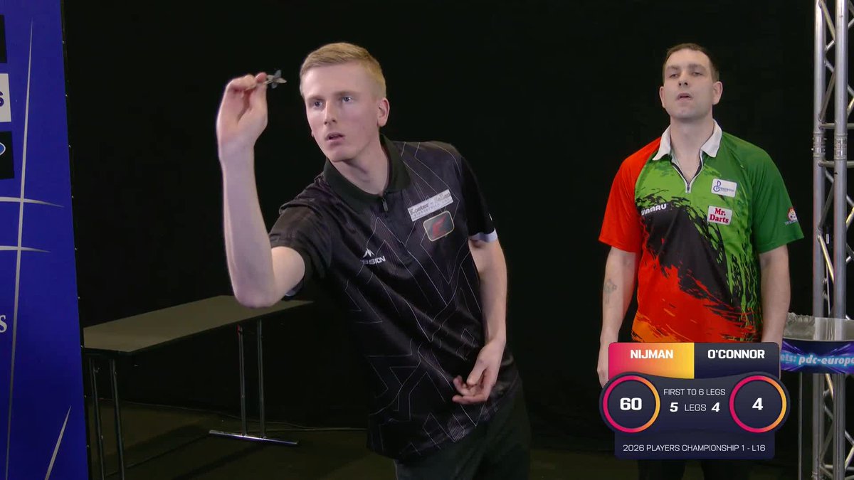 NIJMAN INTO THE QUARTERS! Wessel Nijman delivers a stellar display to dump out Willie O'Connor 6-4 and book a spot in the last eight! 📺 #PC1
