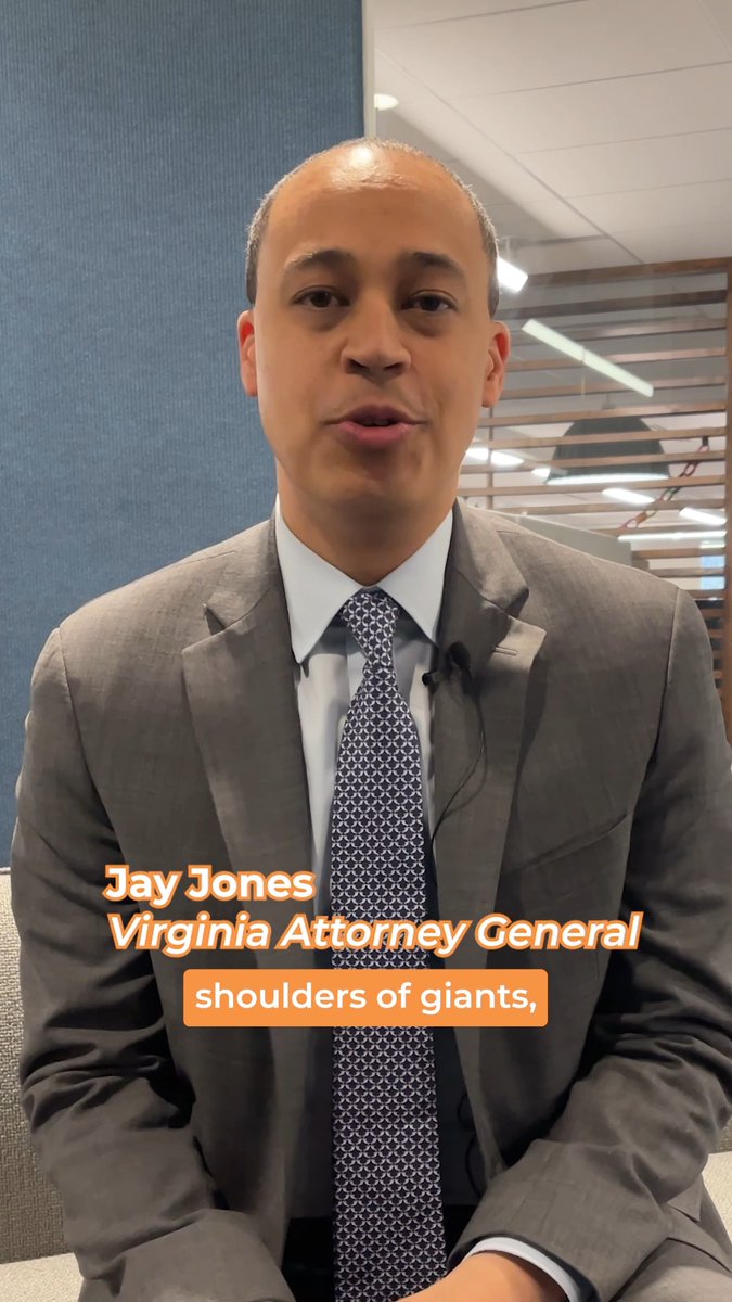 As Virginia’s first Black AG, @JonesJay recognizes he wouldn’t be here without those who came before him. #BlackHistoryMonth