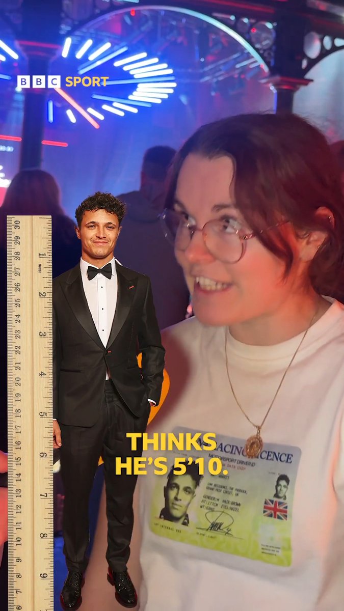 “He’s 5’9 but thinks he’s 5’10.” 😅 How well do these Lando Norris fans know Lando Norris? 🤔