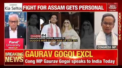 #EXCLUSIVE | Responding to serious allegations made by Assam CM Himanta Biswa Sarma regarding alleged links to Pakistan, Congress MP Gaurav Gogoi dismisses the claims as 'wild, baseless and bogus.' He questions why the Chief Minister waited 6 months to act on an SIT report if national security was at stake. #NewsToday | Rajdeep Sardesai