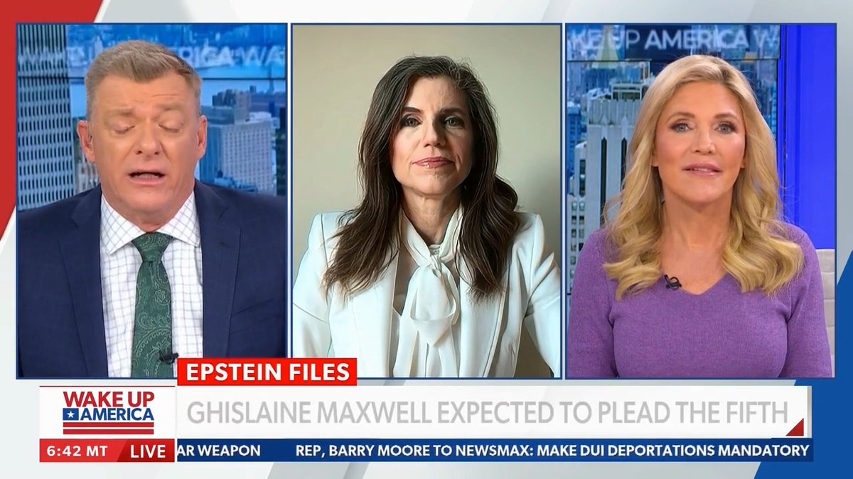 Ghislaine Maxwell just invoked the Fifth and refused to answer questions about Epstein. If Maxwell won't talk, we subpoena everyone else. Put them under oath. NO ONE IS ABOVE THE LAW.