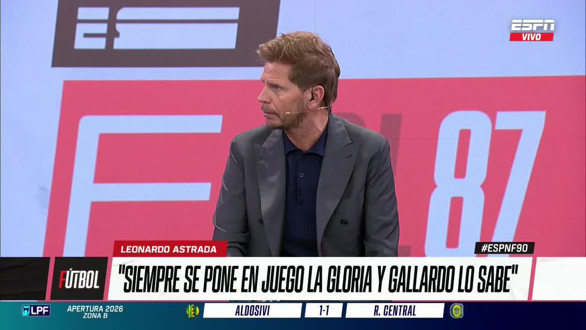 🗣️ "CONFÍO EN GALLARDO" Leo Astrada, ídolo y emblema de River, se refirió al proceso actual del DT del equipo Millonario. ▶️ Mirá #ESPNF90 en el Plan Premium de #DisneyPlus
