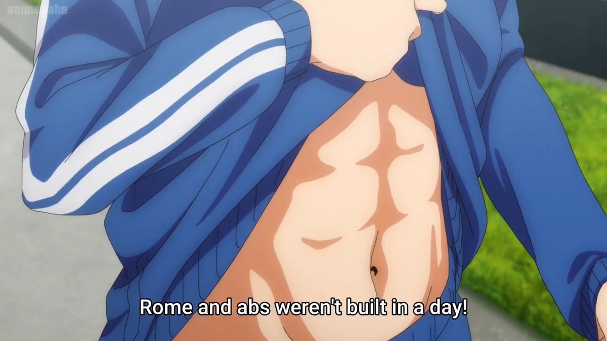 Rome and abs weren't built in a day! 💪