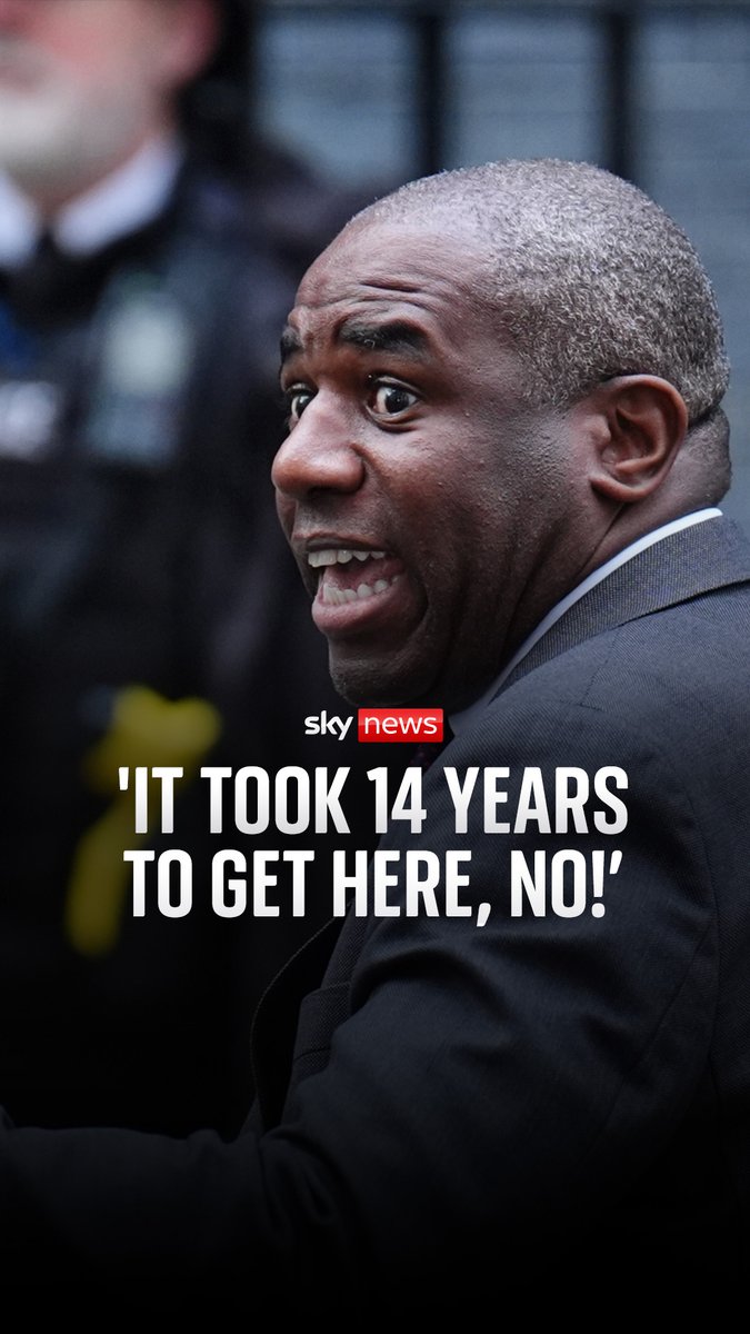 David Lammy backs Sir Keir Starmer in response to a question from a journalist outside 10 Downing Street about whether the PM should resign. Starmer is under growing pressure after Scottish Labour leader Anas Sarwar called for a change in leadership.