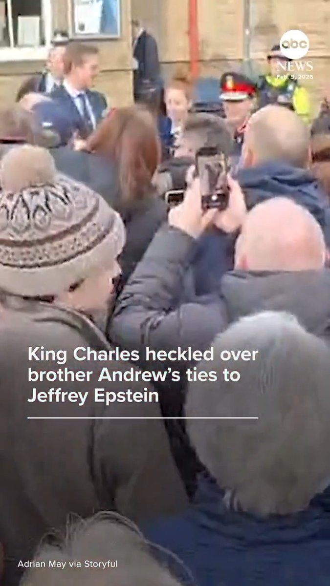 King Charles was heckled on Monday over his brother Andrew’s ties to Jeffrey Epstein. As the king greeted a gathered crowd in Clitheroe, England, a man was heard yelling, “Charles! How long have you known about Andrew and Epstein?”
