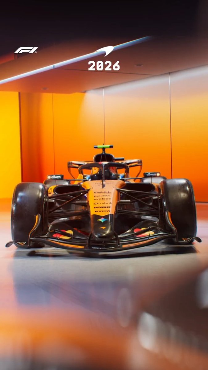 Presenting the Papaya 🧡 The 2026 evolution of the championship-winning livery design, revealed 🎨⏩ #F1