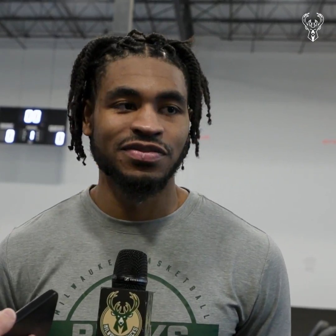 "Happy for the opportunity. Happy that everybody is embracing me." New beginnings for Cam Thomas.