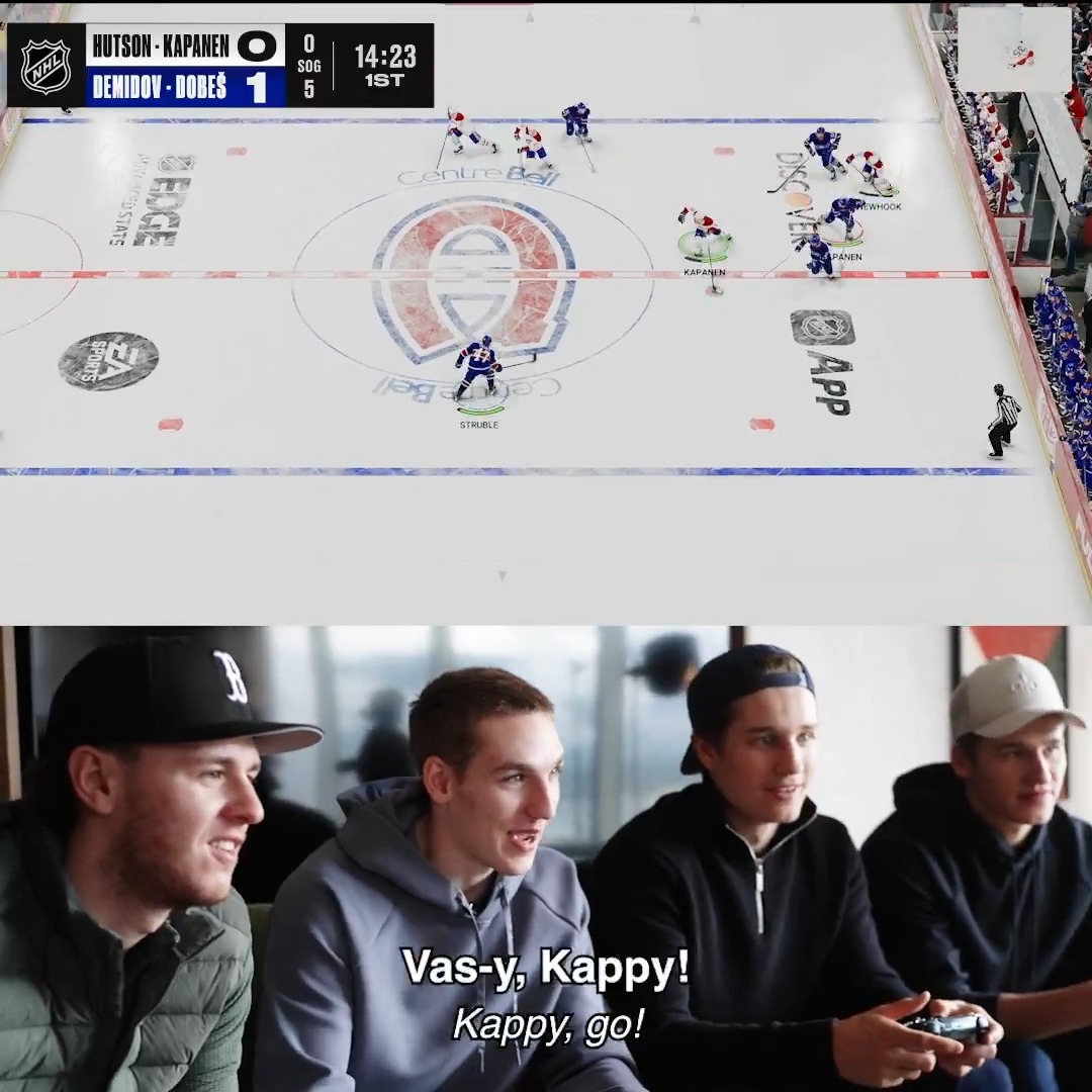 Demidov + Dobes 🆚 Hutson + Kapanen Quel duo choisissez-vous à NHL 26? 🎮 Who you got in #NHL26? #GoHabsGo