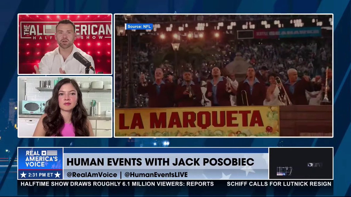 .Jack Posobiec: Nobody had a problem with Bad Bunny when he wasn't political and divisive.