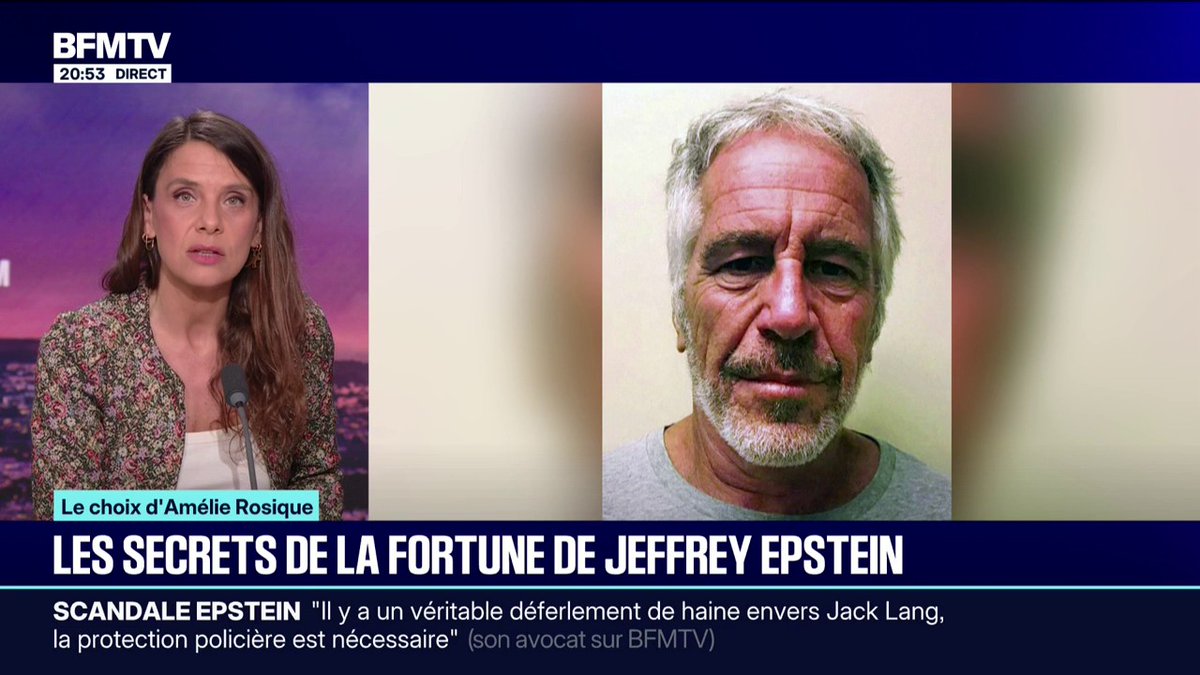 LE CHOIX D'AMÉLIE ROSIQUE - Les secrets de la fortune de Jeffrey Epstein