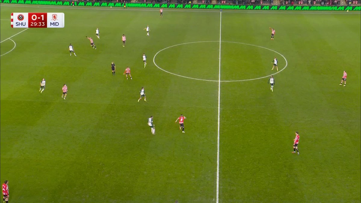 Sheffield United came close to levelling as this Bamford volley was just wide 🤏😯