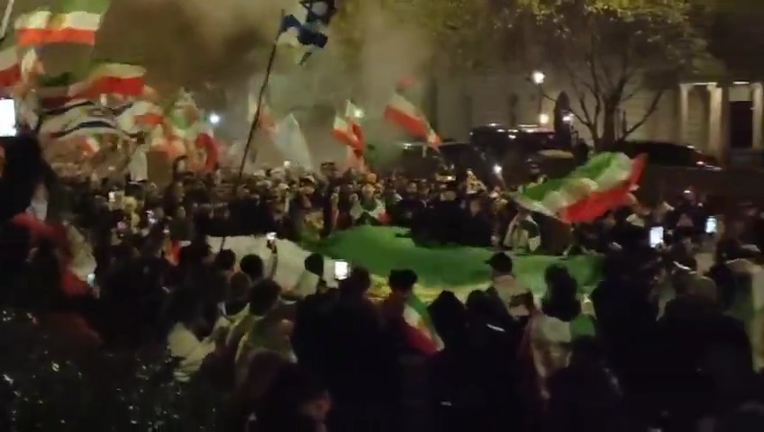 In London, a massive protest against the IRGC is taking place outside the Iranian embassy this evening. Despite the silence on the world stage about the brutal regime in Iran, innocent civilians are still being murdered daily for protesting. We cannot let the world forget or stay silent.