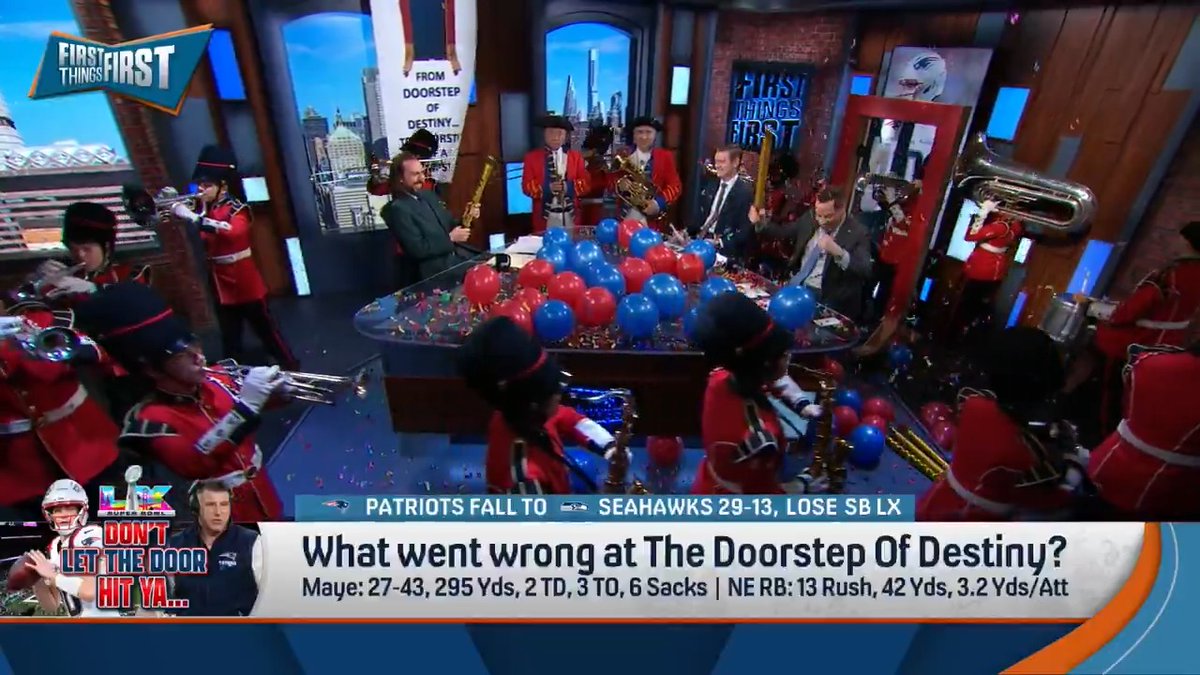 From the Doorstep of Destiny to the doorstep of a dumpster… We already booked the band! nick wright | Wildes | Chris Broussard