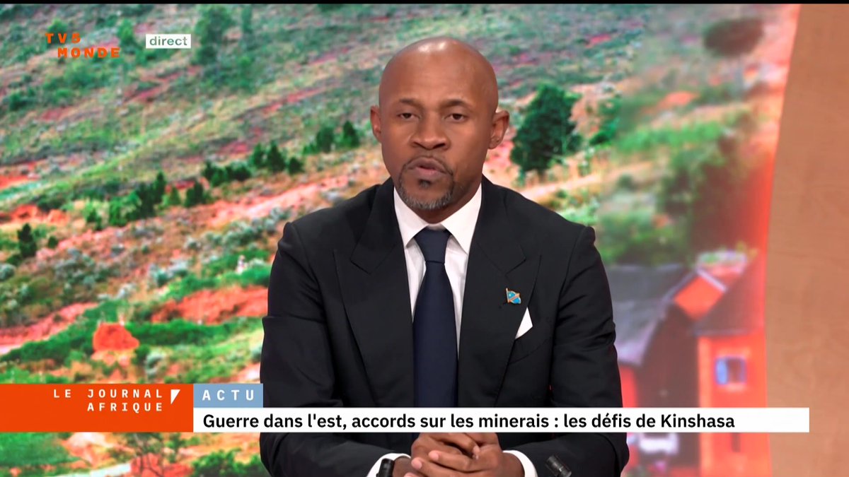 Sur le plateau de TV5Monde, Patrick Muyaya, ministre de la Communication et des Médias de la RD Congo revient sur le conflit dans l'Est du pays. Il accuse le Rwanda de mener une "guerre de pillage"