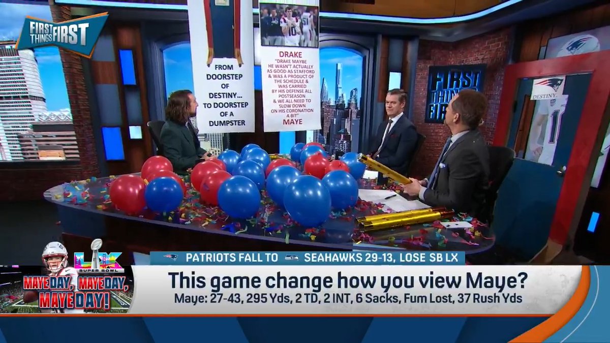 .nick wright has a suggestion for Drake ‘Drake Maye’ Maye’s new nickname 👀😅