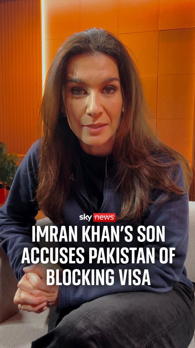 #ImranKhan’s son has accused Pakistan of blocking visas for his family to visit the former prime minister. But officials says the delay in issuing visas is due to technical difficulties, other news outlets have reported. We have reached out to Pakistan’s government for comment.