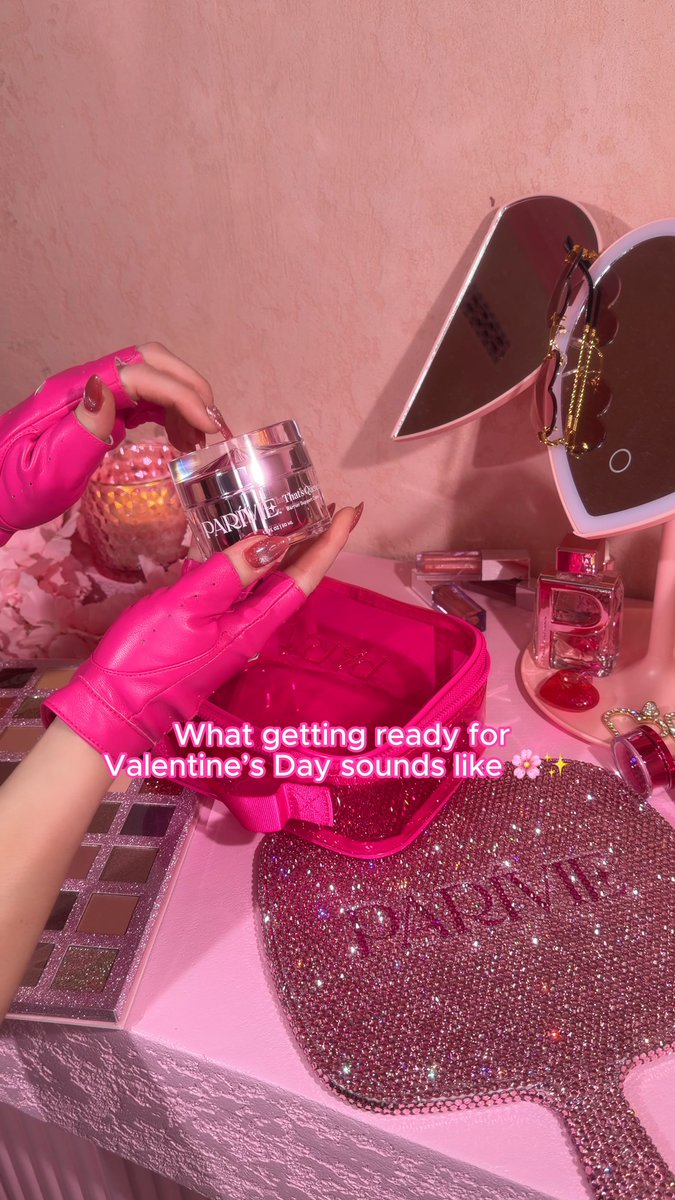 Treat yourself or your loved ones this #ValentinesDay with my fave essentials from Parívie Beauty 💋 and my Iconic fragrance sold exclusively at Ulta! ✨💘✨#ASMR 😘