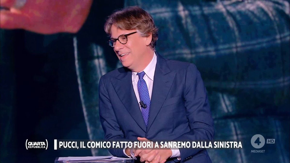 "Perchè? Perchè ha detto che è di destra, se sei di destra sei fascista invece se sei di sinistra non è detto che sei comunista." #Ferrari #Pucci #quartarepubblica