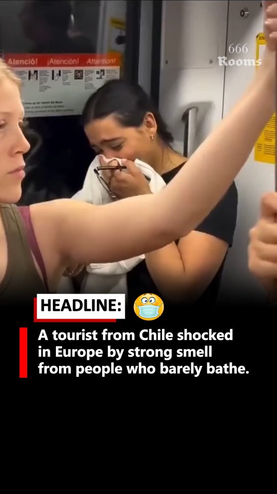 A tourist from Chile reportedly got shocked by a strong smell while visiting a European country, as many people there supposedly don’t bathe often and just use wet wipes.