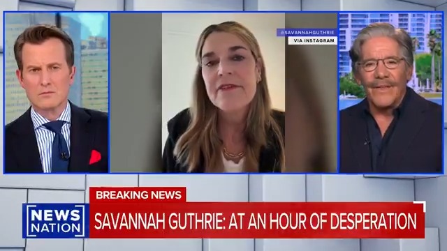 .Geraldo Rivera questions why the Pima County Sheriff's Office is taking so long to clear Nancy Guthrie's family of any involvement in her disappearance. Additionally, he and Connell McShane discuss the threats cryptocurrency and artificial intelligence play in the evolution of crimes, like kidnappings. More: