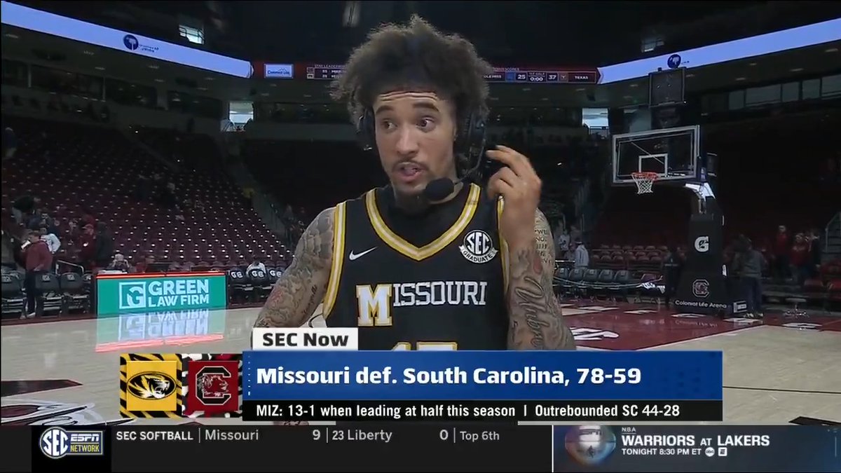 "An equivocal belief in getting the best out of the man first" Jayden Stone 🇦🇺 breaks down the Tigers' most recent win and his season so far at Mizzou #MIZ 🐯